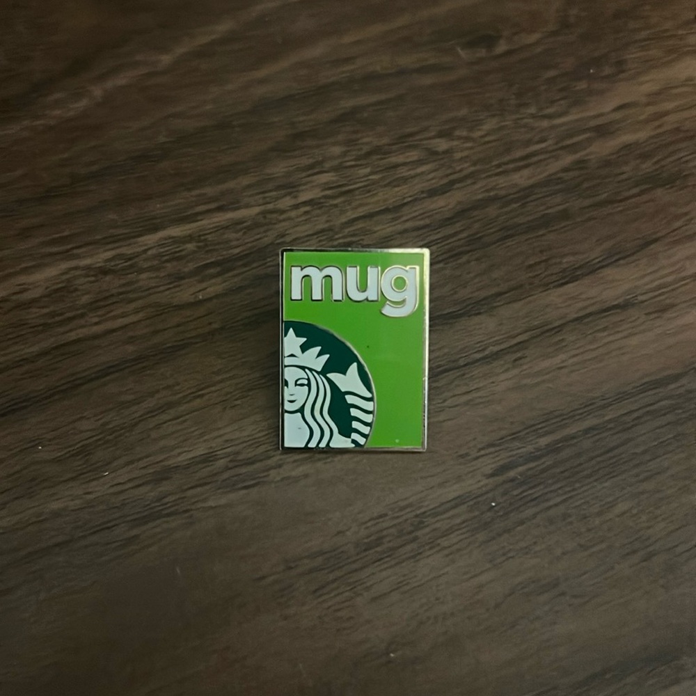 Starbucks MUG award pin